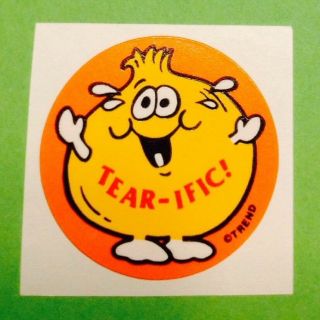 Vintage 80s Trend Scratch - N - Sniff Stinky Sticker Tear - Ific Onion Scented Rare