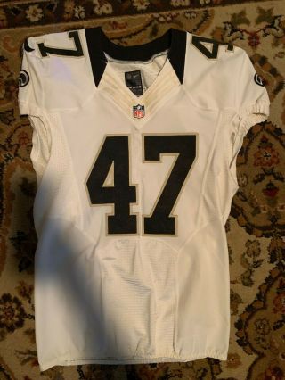 47 Nnob Orleans Saints Game Issued Jersey Size 44