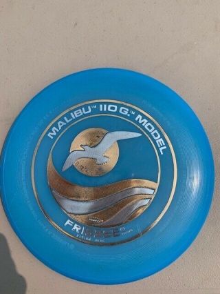 Wham - O Frisbee Vintage Flying Disc Malibu 110g Model Seagul 1975