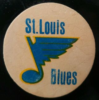 St.  Louis Blues Vintage Art Ross Converse Ccm Tyer Nhl Official Game Puck Usa