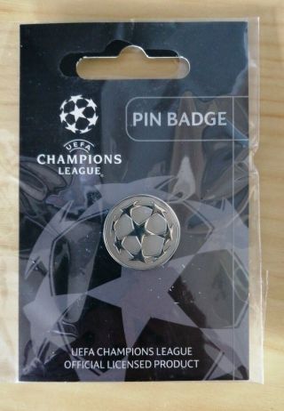 Vintage Uefa Champions League Pin Badge - Coollectible Official Licensed Product