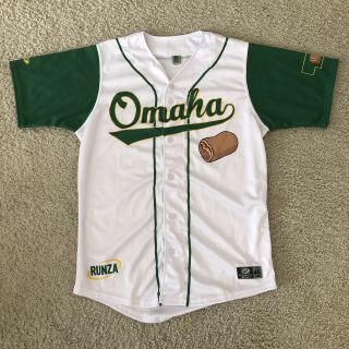 Omaha Storm Chasers Runzas Game Minor League Jersey 2018 Size 46 Kc Royals