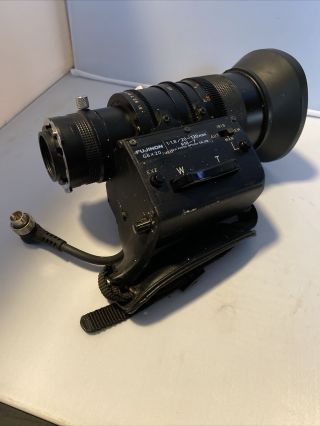 Vintage Fujinon G6x20 1:1.  8/20 - 120mm Rm - 7 Tv Zoom Camera Lens Made In Japan