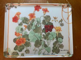 Vintage Rde Imports Melamine Floral Tray Made In Italy Vintage Collectible