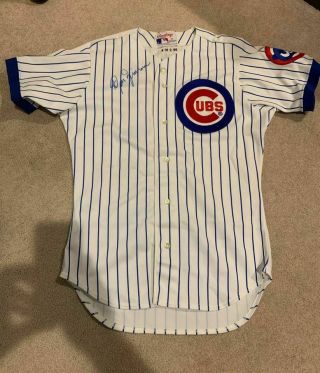 Don Zimmer Game Worn 1991 Chicago Cubs Jersey - Mears A10 W/ Photo Match Hof 1/1