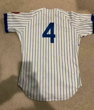 DON ZIMMER Game Worn 1991 Chicago Cubs Jersey - MEARS A10 w/ Photo Match HOF 1/1 2