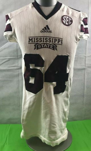Mississippi State Bulldogs Football Jersey Game Issued Worn Away Game Jersey