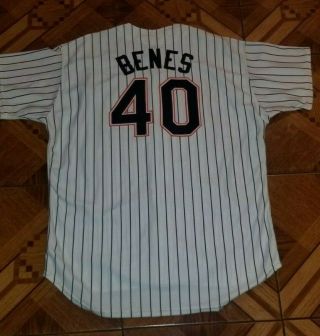 1991 San Diego Padres Game / Worn Home Jersey - Andy Benes 2