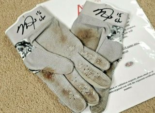 Mike Trout Game 2018 Nike Batting Gloves Anderson Authentics Letter 100
