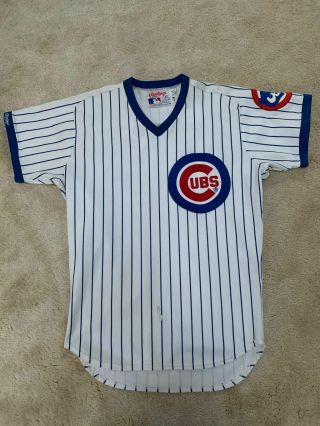 Chicago Cubs Certified Authentic Player - Worn Jersey 18 1988 Season