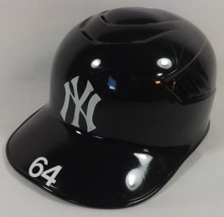 York Yankees Game Batting Helmet 64 Carlos Mendoza Mlb Holo Steiner Loa