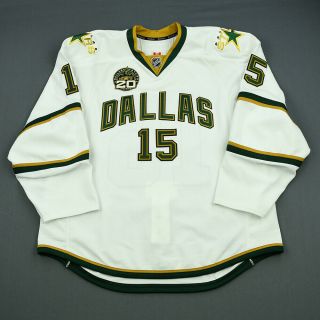 2012 - 13 Scott Glennie Dallas Stars Game Issued Reebok Hockey Jersey Nhl Meigray