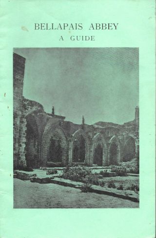 Vintage 1964 Bellapais Abbey Kyrenia Tourist Guide Leaflet Cyprus