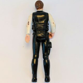 Vintage Star Wars 1977 Han Solo,  small head Kenner 100 Complete with blaster 3