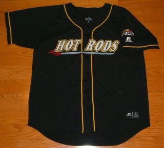 Bowling Green Hot Rods Marquis Fleming Game Worn 09 Jersey (tampa Bay Rays)