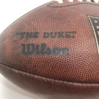 Wilson NFL “The Duke” Official Kicker Football Game WK 14 - 3 PR 2
