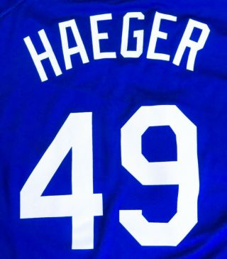 Charlie Haeger Team Issue Batting Practice Jersey 2010 La Dodgers 49 Size 48