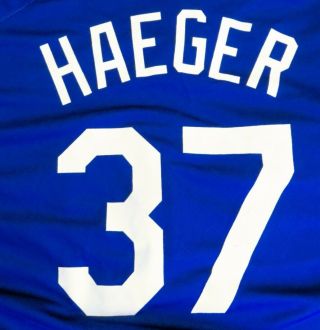 Charlie Haeger Team Issue Batting Practice Jersey 2010 La Dodgers 37 Size 48