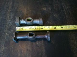 Set Of 2 Vintage Auto Body Hammer Heads 1 Abc & 1 Unmarked