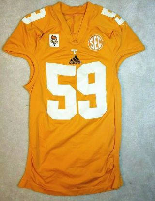Tennessee Volunteers Game Worn Issued Jersey Team Player Vols Adidas 59