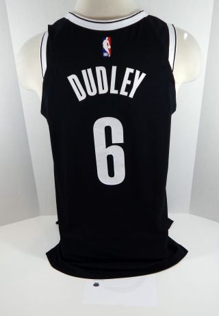 2018 - 19 Brooklyn Nets Jared Dudley 6 Game Black Jersey Vs Por 32519 15 Pts
