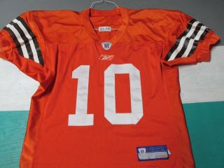 Game Practice Kelly Holcomb Cleveland Browns Reebok Jersey Orange 2002 Sz50