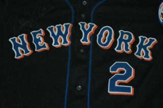 Bobby Valentine York Mets Autographed 2000 Game Issued Worn Jersey 2