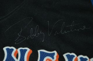 Bobby Valentine York Mets Autographed 2000 Game Issued Worn Jersey 3