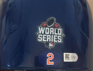 Juan Uribe 2015 Game Worn & NY Mets WORLD SERIES Helmet - MLB Hologram 2
