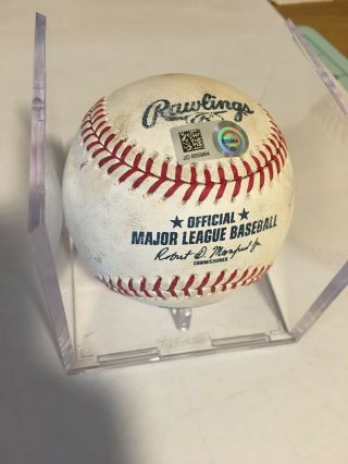 Miguel Cabrera Game Ball Career Hit 2761 Mlb Authenticated Mvp Tigers