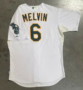 2011 Bob Melvin Oakland Athletics Game - Worn Home Jersey (mlb Authenticated)