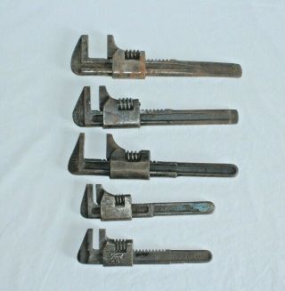 5x Vintage Wrenches - Vauxhall Ford Steinadler Shelley,  1 Other Wrench