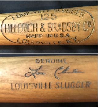 1961 Boston Red Sox Game Cracked Bat Autographed Signed Hillerich & Bradsby