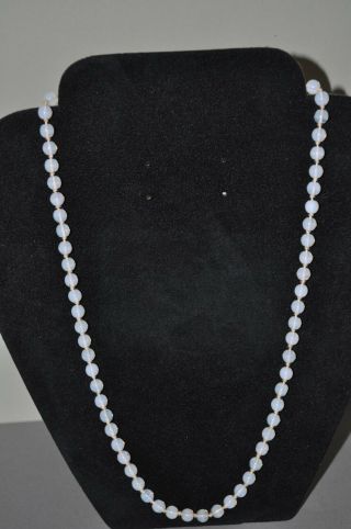 Vintage Moonstone Beaded Necklace