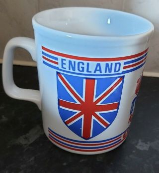 Vintage England Football Mug Collectable 1980 