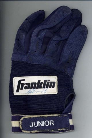 Ken Griffey Jr.  Signed Auto Game Franklin Batting Glove Psa/dna