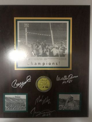 Green Bay Packers Signed Game Goal Post