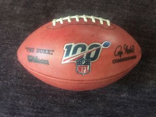 Wilson Nfl 100 " The Duke " Game Football - Official Size - Slightly