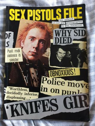 Vintage Sex Pistols File Book Sid Vicious