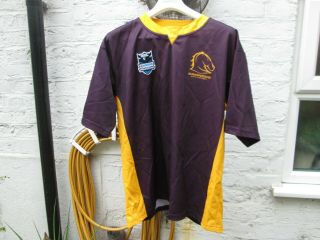 Nrl Australian Rugby League Shirt,  Brisbane Broncos Vintage Shirt Rl In Size Xl