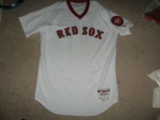 Game Worn/issued Boston Red Sox Home 1975 Throwback Bicentennial Jersey