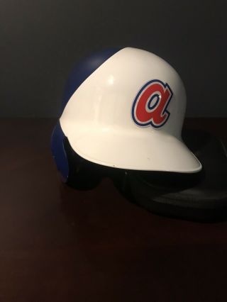 Ryan Flaherty Atlanta Braves Game Worn Batting Helmet 2018 Throwback Helmet