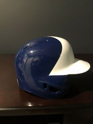 Ryan Flaherty Atlanta Braves GAME WORN BATTING HELMET 2018 Throwback Helmet 2