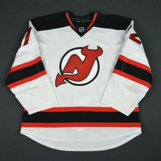 2015 - 16 Cameron Hughes Jersey Devils Game Issued Reebok Hockey Jersey Nhl