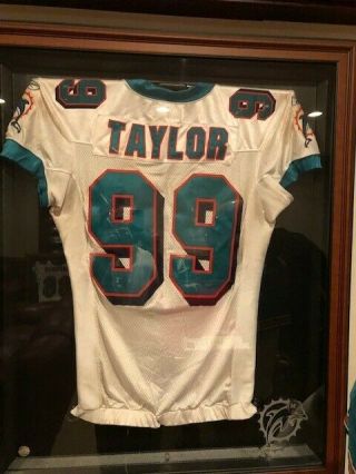 2002 Jason Taylor Game Jersey Miami Dolphins
