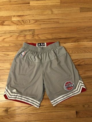 Reggie Bullock Detroit Pistons Nba Adidas Team Issued Shorts