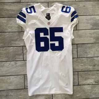 2017 Nike Nfl Jersey Dallas Cowboys Nate Theaker Game Team Issued Sz.  48 Line