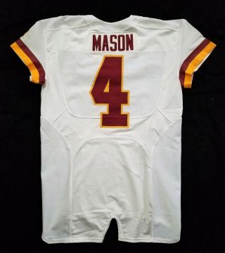 4 Mason Of Washington Redskins Nfl Game Issued Jersey