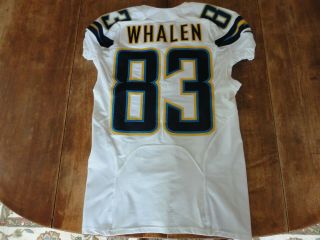 Nfl 2016 Griff Whalen Nike San Diego Chargers Game Issued Jersey