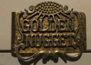 Vintage Golden Nugget Downtown Las Vegas Money Clip Las Vegas Nevada Souvenir